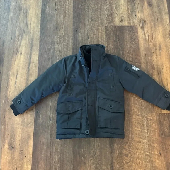 Diesel Kids Black Winter Coat 5/6